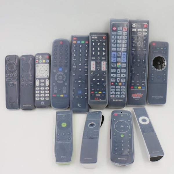 Portable Tasteless TV Remote Case , Durable Silicone Remote Control Protective Cover
