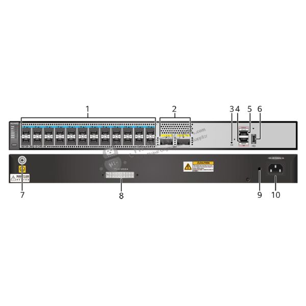 Robust 100 Gbit Huawei Network Switch S6720-26Q-LI-24S-AC For IDC