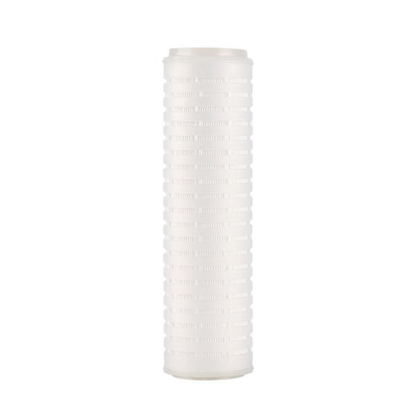 Cartucho de filtro micro plissado de membrana de polipropileno de PP de 5 microns para água municipal