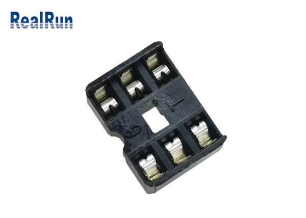 Quadrado Pin Female Header 2*3P 180° em linha reta 2.54mm RoHS de UL94V-0 PA6T
