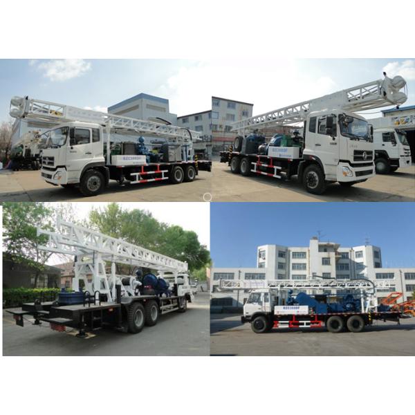 Буровая установка ТЕЛЕЖКИ 6X4 300m DONGFENG установленная тележкой