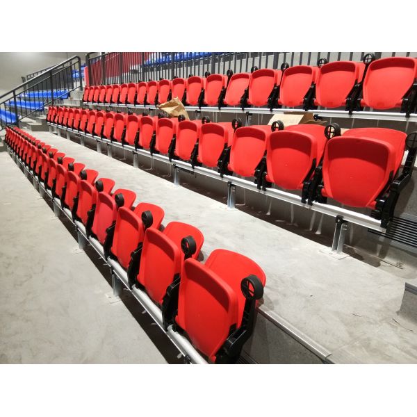 UV Engineered Eco-friendly Weather Resistant Fixed Seating and Bleacher Seats for Stadiums