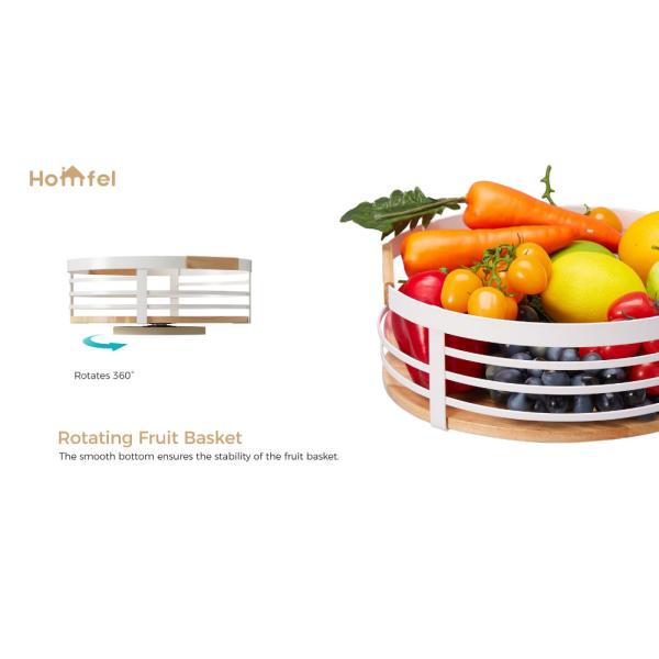 Modern Design Kitchen Organizer Iron Wire Basket For Storing Sundries Countertop