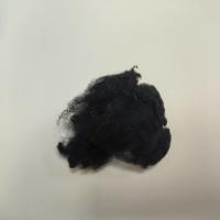 Fibra de polipropileno resistente al fuego de 76 mm de polipropileno negro