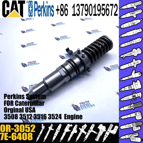 7E-6408 pour le chat 3512 3516 3508 injecteur de gazole de l'injecteur de carburant 7E-6408 d'excavatrice de moteur 0R-3052