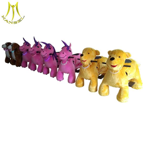 Hansel wholesale animal electric motorcycle plush electric animal scooter ride