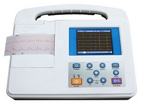 Большая машина Ecg руководства экрана 12 LCD, Rs232 и интерфейс USB