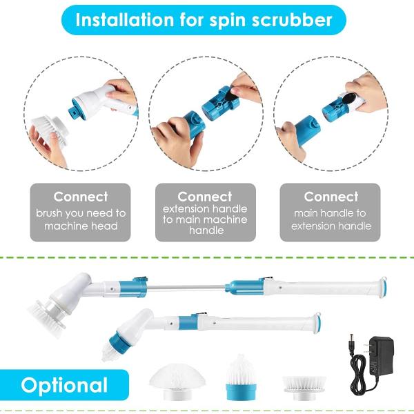 Нержавеющая сталь скруббера ванны SGS электрическая роторная 300 RPM
