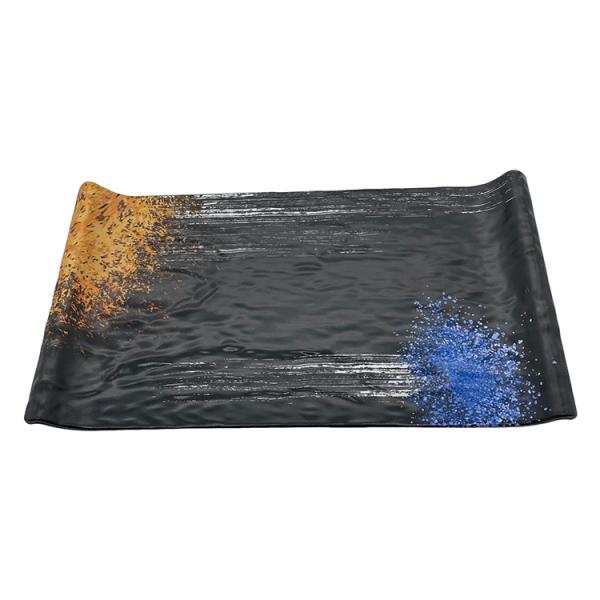 Galaxy Pattern Melamine Plates Outdoor Rectangle Restaurant Melamine Dinnerware