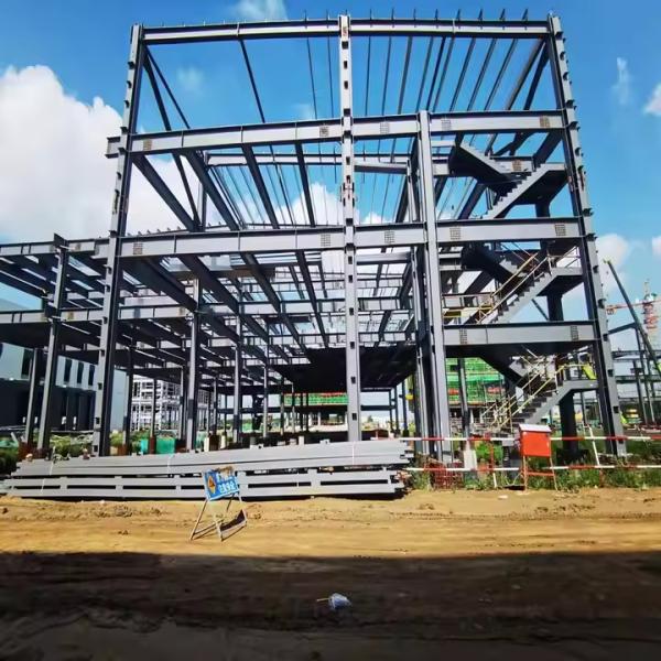 Modular Hot Dip Galvanized Steel Structure Workshop Building Lightweight
