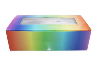Caixas de presente do espaço livre do PVC do FSC com impressão de cores clara da janela 4