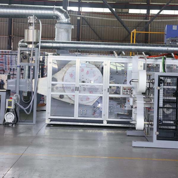 High Efficiency Full Servo Sanitary Pad Menstrual Panties Making Machine with CE
