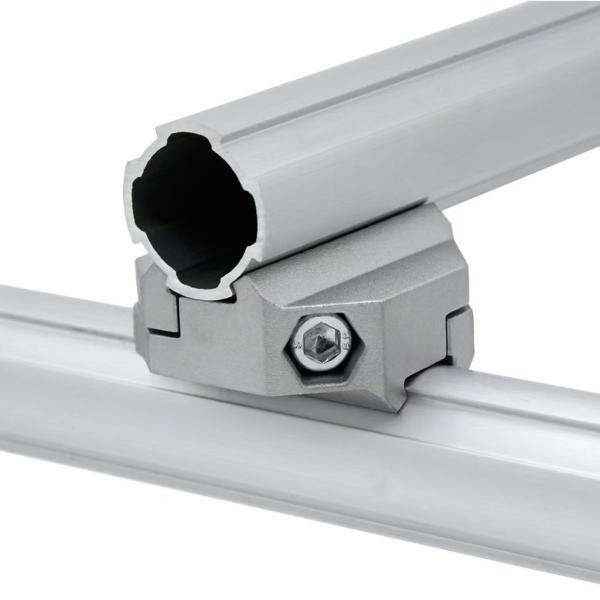 DYJ28-A06 Connecteur de tube en aluminium industriel Alliage d'aluminium Ligne de fabrication allégée avec joint efficace