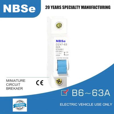 Interruptor elétrico do isolador de DZ47-B63 12V para o veículo elétrico, tipo disjuntor de B