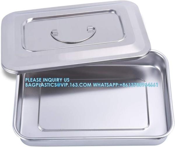 Wax Dissecting Tray Stainless Steel Thicken Dissection Pan Biological Equipment For Junior Senior School Laboratory
