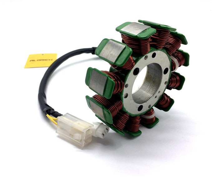 Motorcycle Magneto Stator Coil Copper 12-Pole for Bajaj Pulsar 200NS Generator Assy