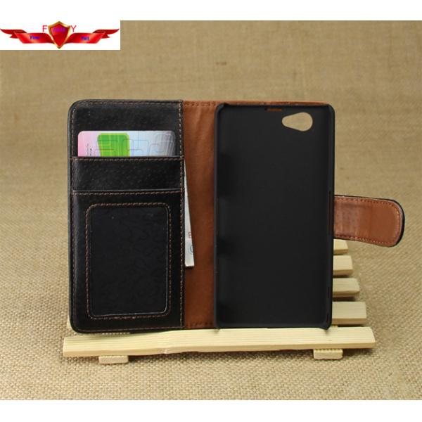 Sony Xperia Z1 MINI PU Wallet Leather Cases Card Holder Accurate Holes Design Gift Box