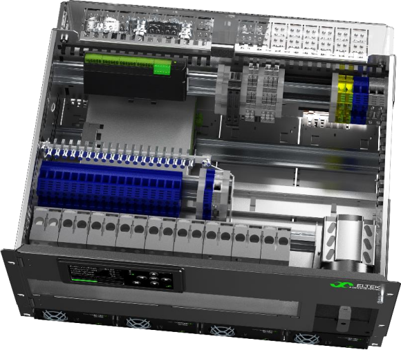 Электрическая система ядра 110vdc Eltek Rectiverter 18 Kva 24kw 230v Flatpack силы