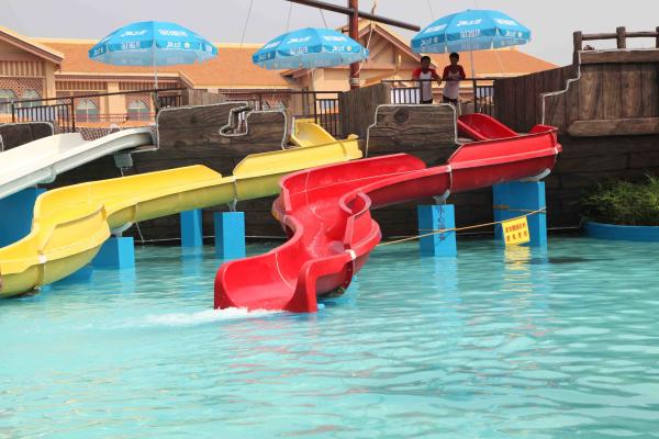 Indoor Fiberglass Kids' Water Slide, Commercial Water Slides Customized