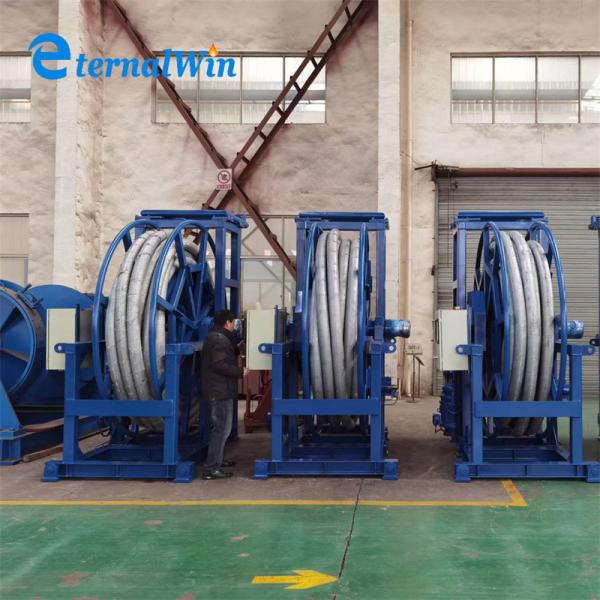 Китайская морская промышленность поставляет лебедку для катушки с электрическим кабелем, лебедку для шланга с системой CCS