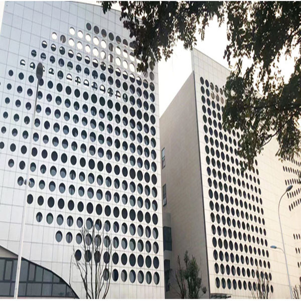 Powder Coating Finish Composite Curtain Wall Decorative For Buildings Aluminum Veneer