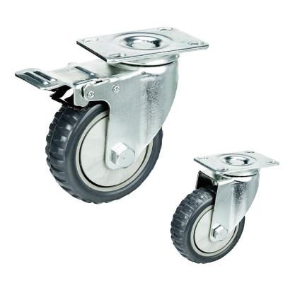 80KG chargeant les roulettes à usage moyen de 125mm avec le cache anti-poussière