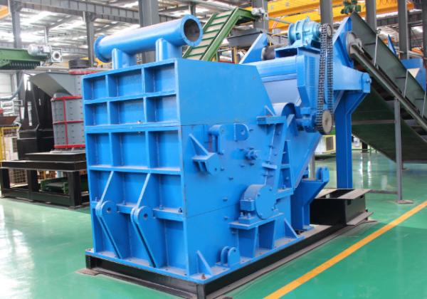 Beer Bottles 75KW Scrap Crushing Machine 1.5t Metal Grinder SCM-1