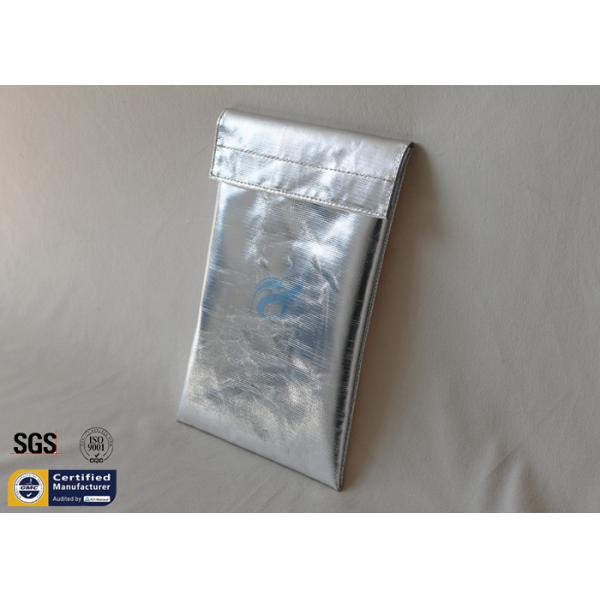 Plata resistente al fuego incombustible de la fibra de vidrio de la bolsa del documento 1022℉ del bolso lisa