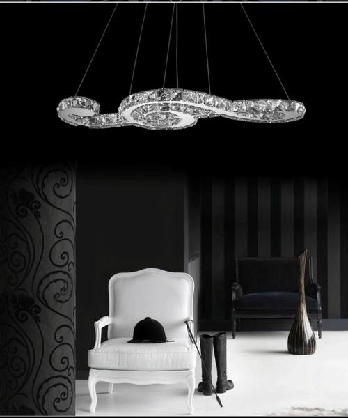 Crystal glass ceiling lights Music Lampshade For Indoor Home Lighting Fixturs (WH-CA-50)