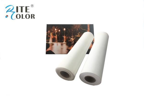 410Gsm Inkjet Cotton Canvas Roll , 20Mil Inkjet Printable Canvas Good Ink Absorbable