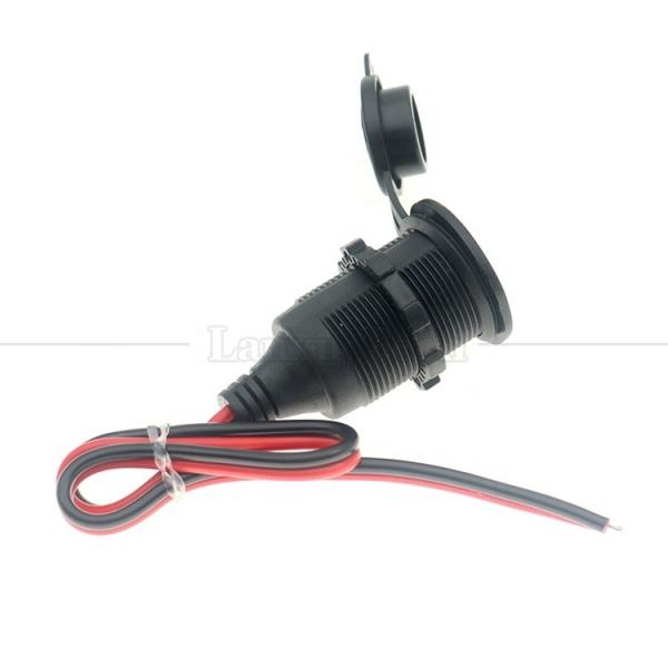 Waterproof 12V 24V 16AWG DC Car Cigarette Lighter Female Socket Plug Power Adapter Extension Cable