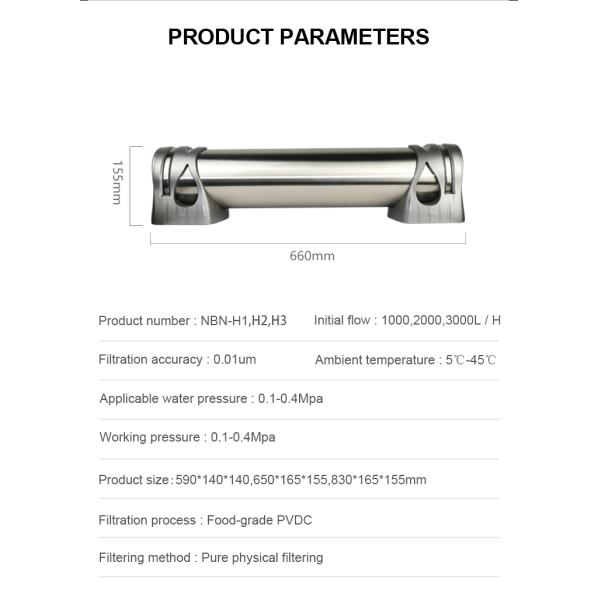 Whole House UF Centra Water Filter Purifier Water Treatment Machine