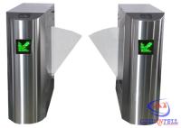 Porte escamotable de barrière d'aileron d'acier inoxydable, tourniquets multi bidirectionnels de contrôle d'accès