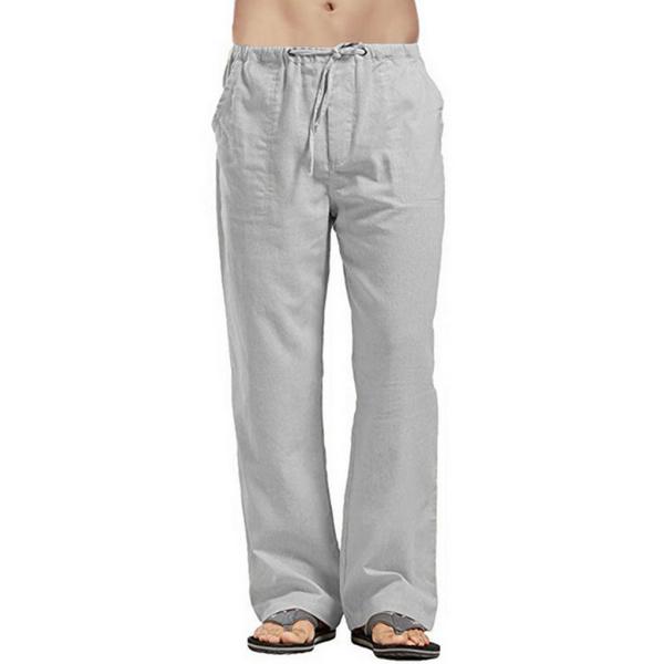 Men's Anti-pilling Cargo Sweatpants Autumn Waterproof Pants with Flat Front Style