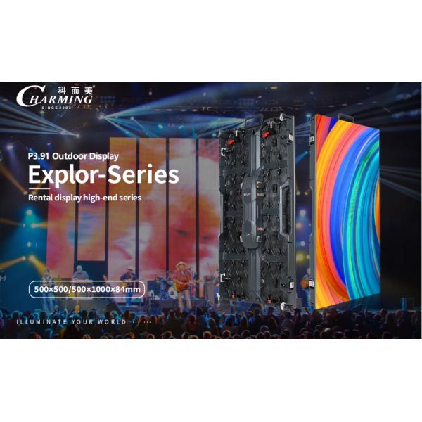 Серия настенного дисплея P3.91 e СИД арендного на открытом воздухе ужина событий 4K водоустойчивая видео-