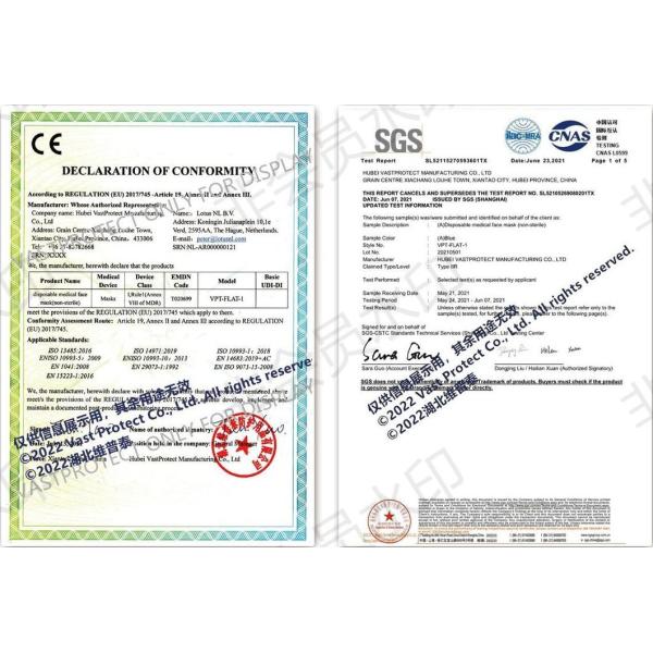 Настраиваемая En14683 3слойная дыхательная маска для взрослых для взрослых группы голубого возраста