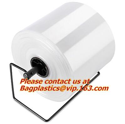 Poly tubing with customer printing and anti static tube film, gusset poly tubing on roll