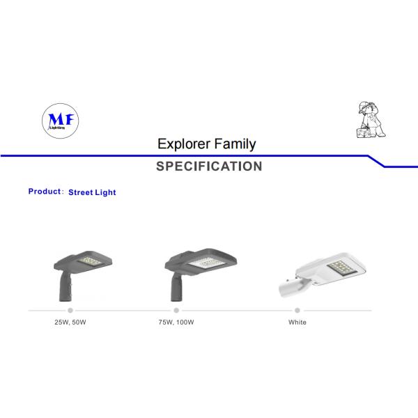le réverbère de 100W LED IP66 pour le réverbère mené extérieur de route/rue/de bord de la route a mené la tête de cobra de réverbère
