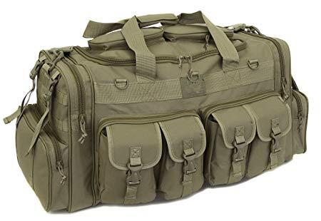 Large Men'S Tactical Shoulder Bag , 30 Inch Molle Duffle Bag Camo Style