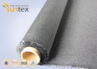 Tela resistente al fuego de la fibra de vidrio de la tela cruzada negra 30oz para el paño de soldadura de la cortina