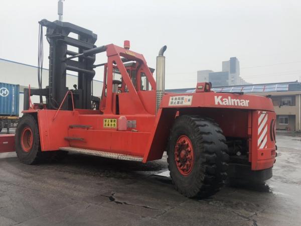                 Used Forklidt Kalmar 45 Ton Lifter, Manual Work Truck Kalmar Dcd450 Heavy Truck Forklift with Diesel Engine for Sale             