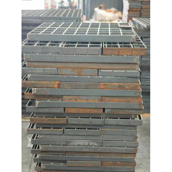 Grilla redonda de acero inoxidable galvanizado de forma cuadrada y capacidad de carga