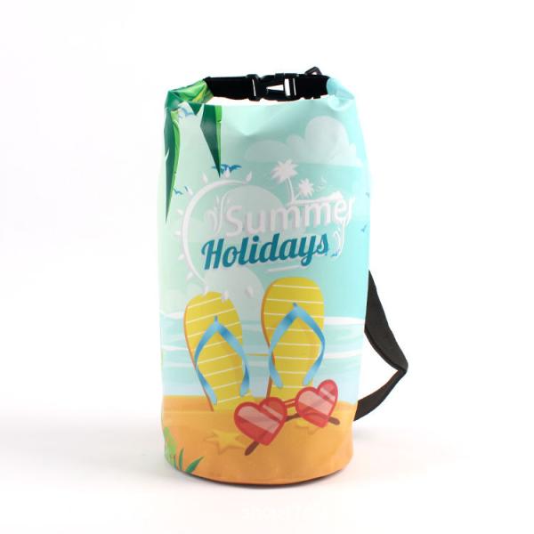 10L PVC Waterproof Dry Bag , Small Waterproof Hiking Backpack For Adult