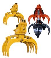 Grappin à quatre doigts d'excavatrice de vente directe d'usine, pièce jointe d'excavatrice pour l'excavatrice 10ton 15ton 20ton