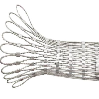 304 316 Stainless Steel Rope Mesh for Bridge Railings