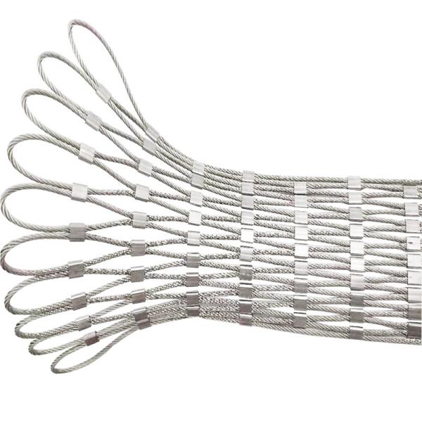 304 316 Stainless Steel Rope Mesh for Bridge Railings