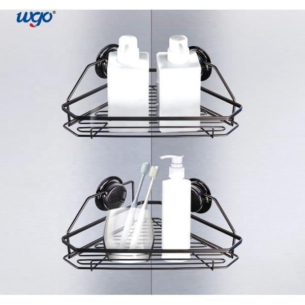 Чернота окислила вися угловую стену полки ливня установила OEM ISO9001 ODM полок