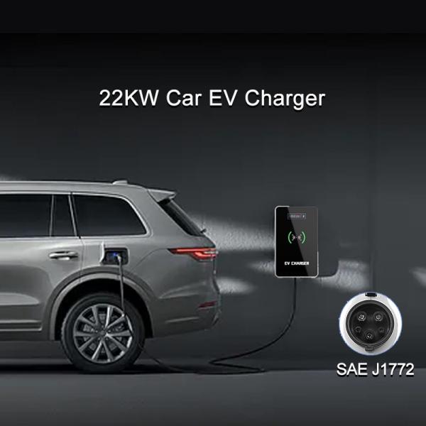 8 Safety Protections Car EV Charger 32A 22KW Charging Station