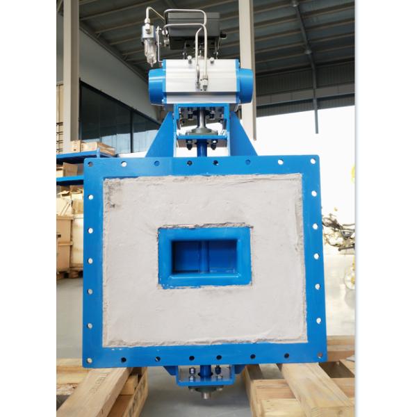 Высокое давление высокая температура дымовых газов бабочка клапан Углеродистая сталь Пневматический воздушный клапан