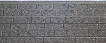 Painel isolado do metal